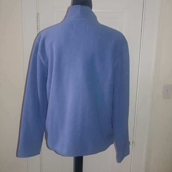 Champion: Women's Polar Fleece Zip-Up Jacket - Seven Seas Blue - Size Large NWT - Picture 3 of 9